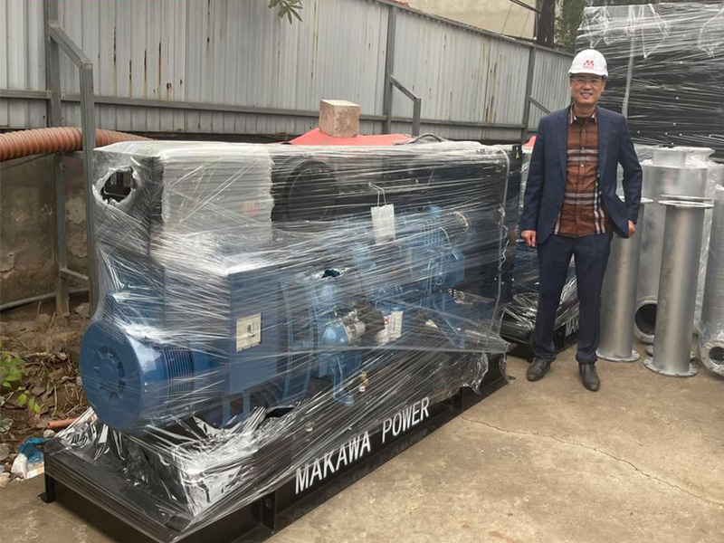 Makawa hoàn thiện lắp đặt máy phát điện 1250kVA cho công trình xây dựng tại Hà Nội