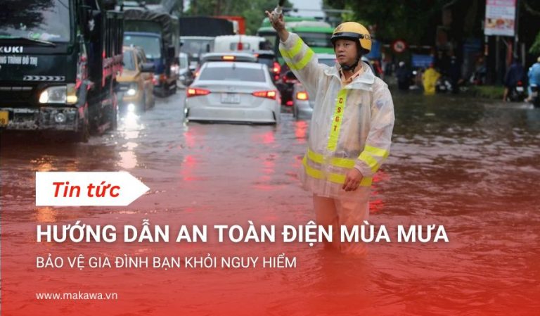 an toàn điện mùa mưa