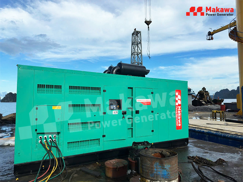 Máy phát điện động cơ thủy 1000kVA nhập khẩu chính hãng đầy đủ chứng từ CO/CQ