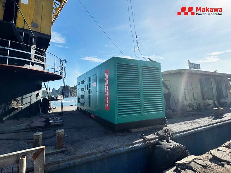 Máy phát điện động cơ thủy 1000kVA được thiết kế đột phá, sức mạnh bền bỉ 