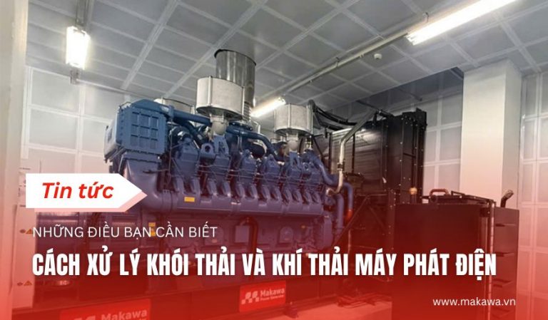 Cách Xử Lý Khói Thải và Khí Thải Máy Phát Điện