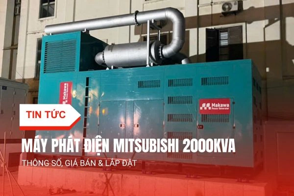 may phat dien mitsubishi 2000kva