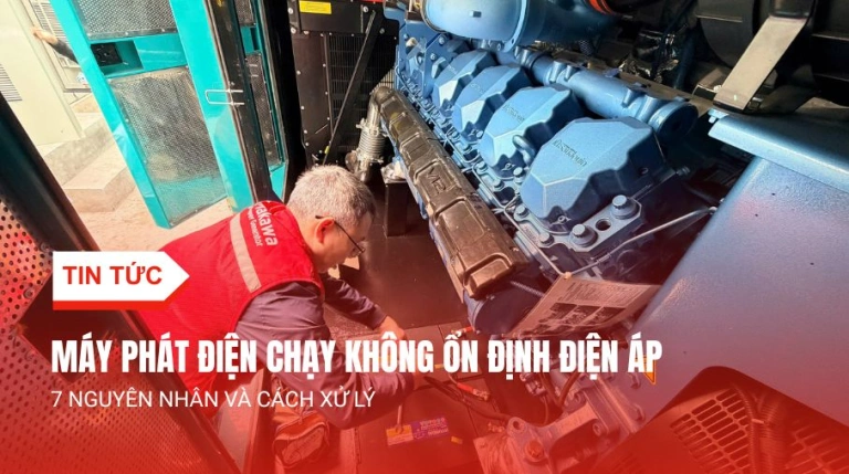 may phat dien chay khong on dinh dien ap