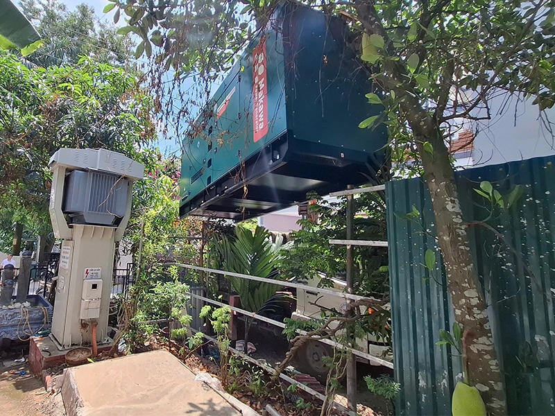 Vị Trí Lắp Đặt Máy Phát Điện Makawa Power 250kVA Cho Khách Sạn Nam Hoa Vị Trí Lắp Đặt Máy Phát Điện Makawa Power 250kVA Cho Khách Sạn Nam Hoa