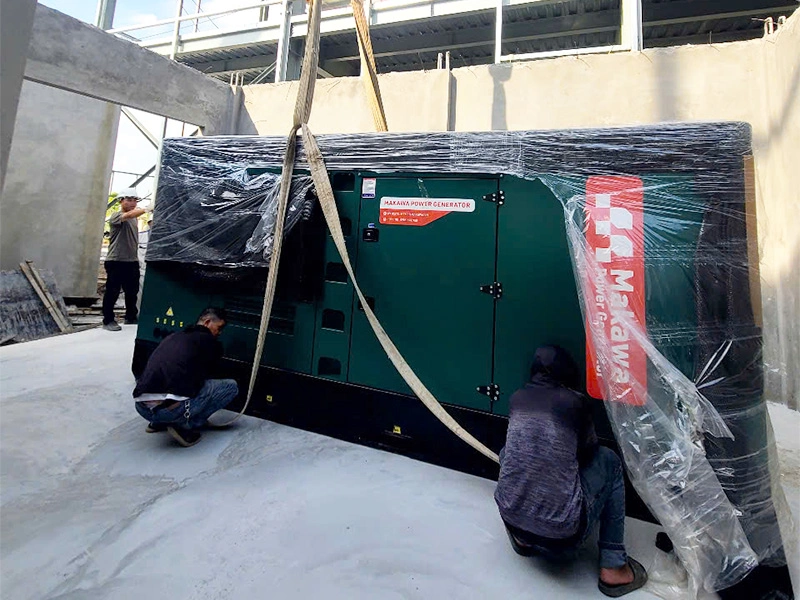Quy trình Makawa Power lắp đặt máy phát điện Yuchai 400kVA tại nhà máy Terrapharm
