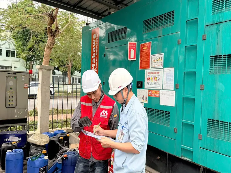 Bảo hành máy phát điện công nghiệp thường gồm những hạng mục nào?