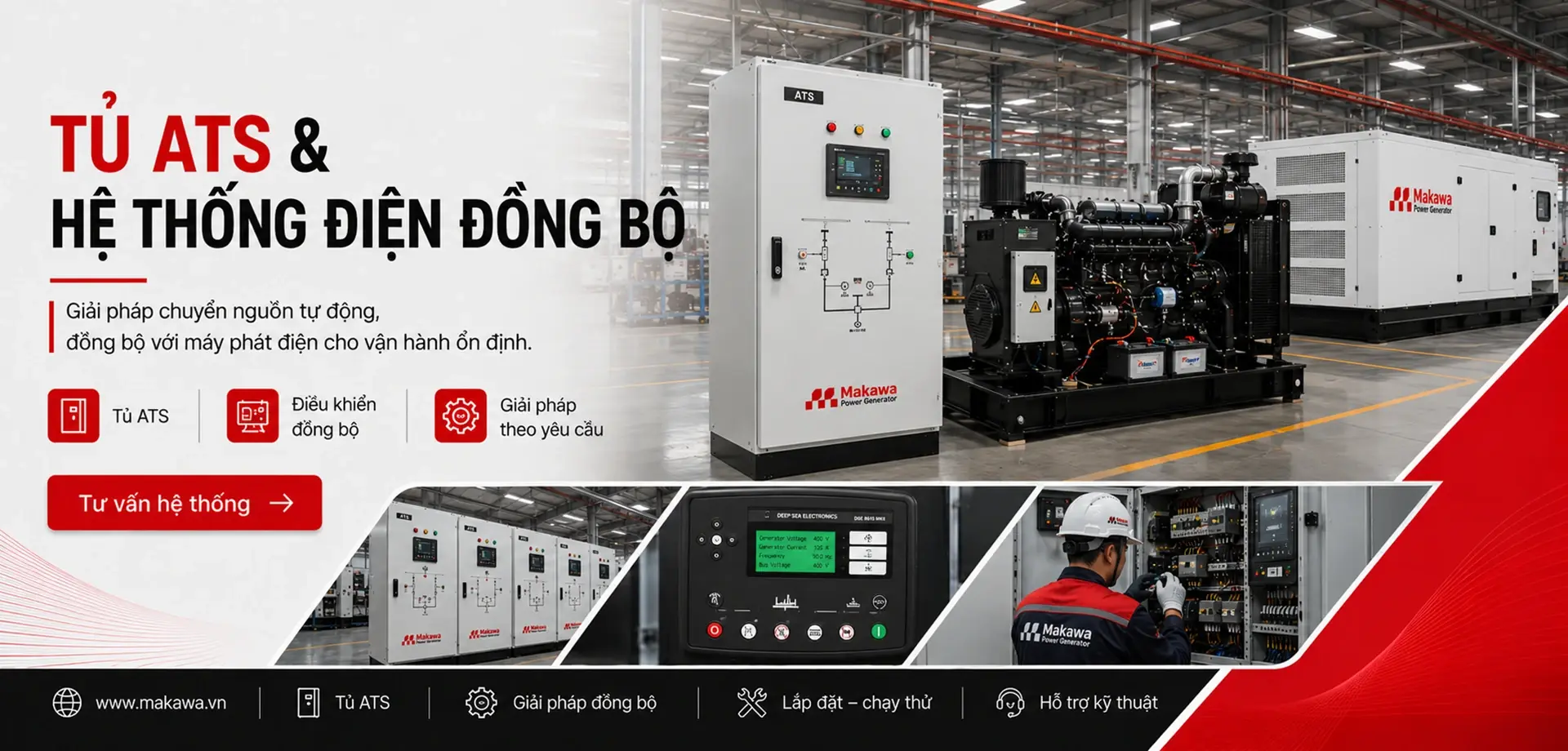 Nhà cung cấp máy phát điện công nghiệp nhập khẩu chính hãng giá rẻ