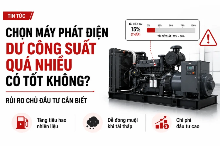 chon may phat dien du cong suat co tot khong
