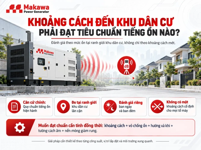 Khoảng cách đến khu dân cư phải đạt tiêu chuẩn tiếng ồn nào? Khoảng cách đến khu dân cư phải đạt tiêu chuẩn tiếng ồn nào?