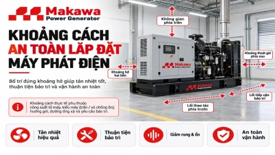 Khoảng Cách An Toàn Lắp Đặt Máy Phát Điện: Quy Chuẩn Nào Đang Áp Dụng?