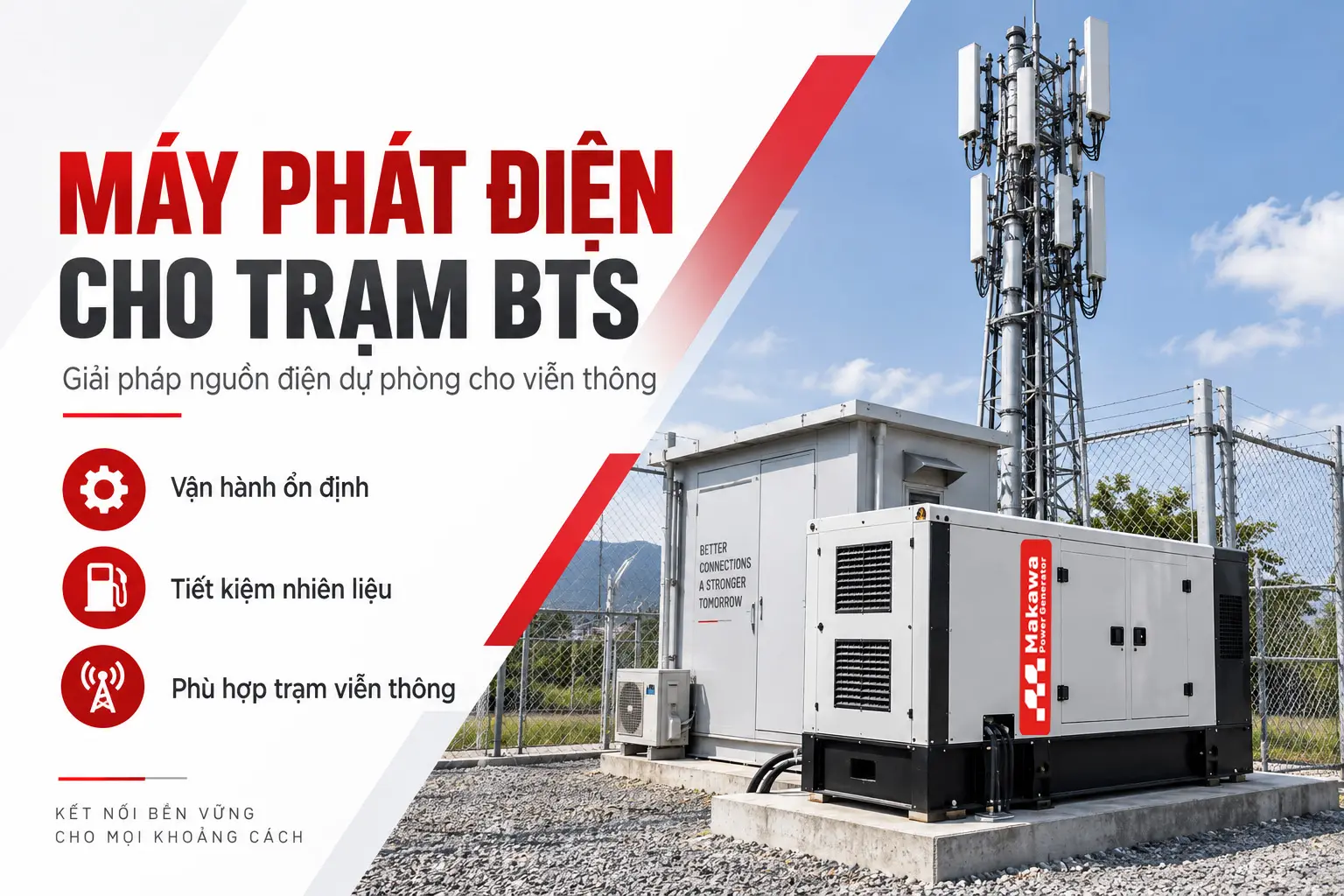 may phat dien cho tram bts vien thong