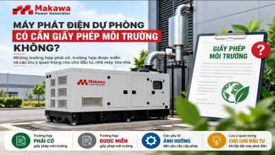 Máy Phát Điện Dự Phòng Có Cần Giấy Phép Môi Trường Không?