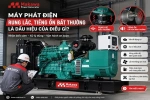 Máy Phát Điện Rung Lắc, Tiếng Ồn Bất Thường Là Dấu Hiệu Của Điều Gì