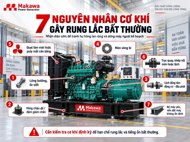 7 nguyên nhân cơ khí gây rung lắc bất thường 7 nguyên nhân cơ khí gây rung lắc bất thường