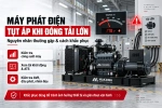 Máy phát điện tụt áp khi đóng tải lớn, cách khắc phục