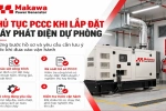 Thủ Tục PCCC Khi Lắp Đặt Máy Phát Điện Dự Phòng