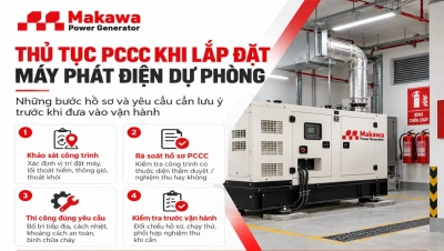 Thủ Tục PCCC Khi Lắp Đặt Máy Phát Điện Dự Phòng