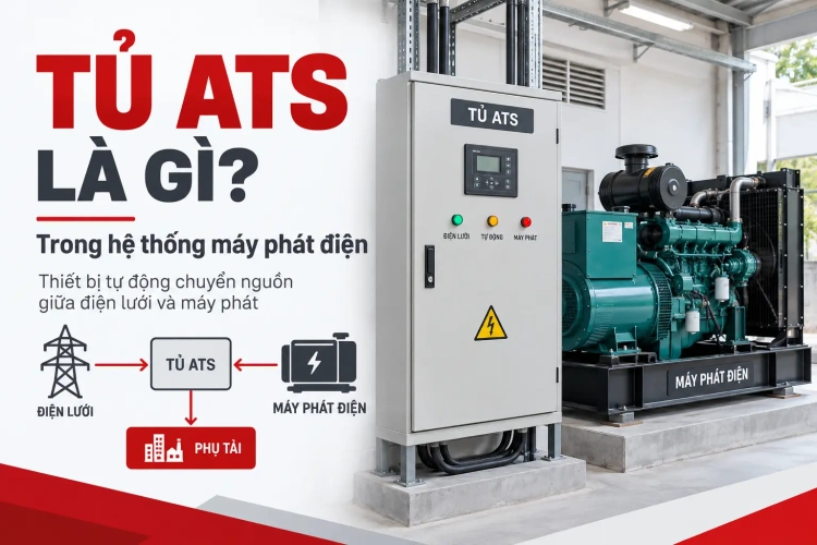 Tủ ATS là gì trong hệ thống máy phát điện?