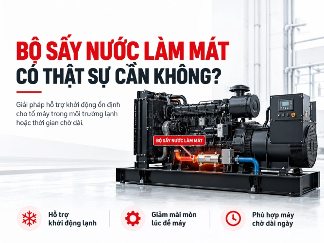 Bộ sấy nước làm mát có thật sự cần không?