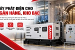 Máy Phát Điện Cho Ngân Hàng, Kho Bạc: Chọn Công Suất, ATS Và Cấu Hình Dự Phòng