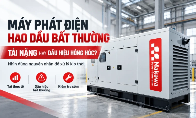 may phat dien tieu hao dau bat thuong